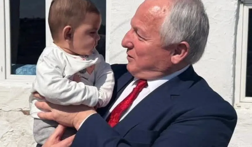 İpsala'da Başkan Kerman'dan Ecenaz bebeğe 'ömürlük' söz
