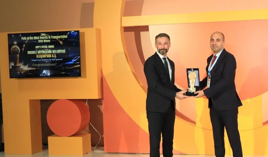 Kocaeli'nin 'Dijital İkiz' UlaşımPark'a ödül getirdi