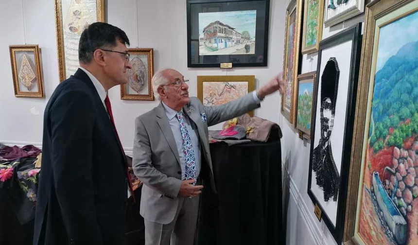 Kütahya'nın sanatsal ve kültürel zenginliği Çanakkale'de sergileniyor