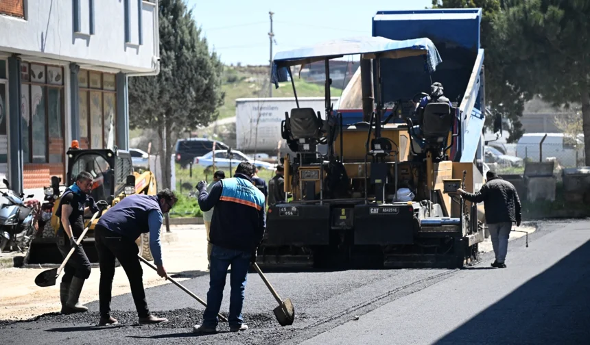 Manisa Ayakkabıcılar Sitesi'nde 2 bin tonluk serim