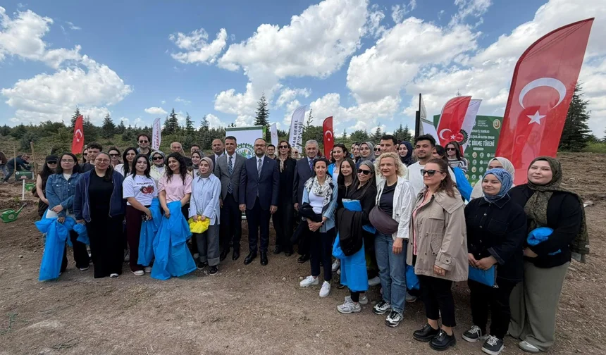 Ankara'da medya emekçileri hatıra ormanı oluşturuldu