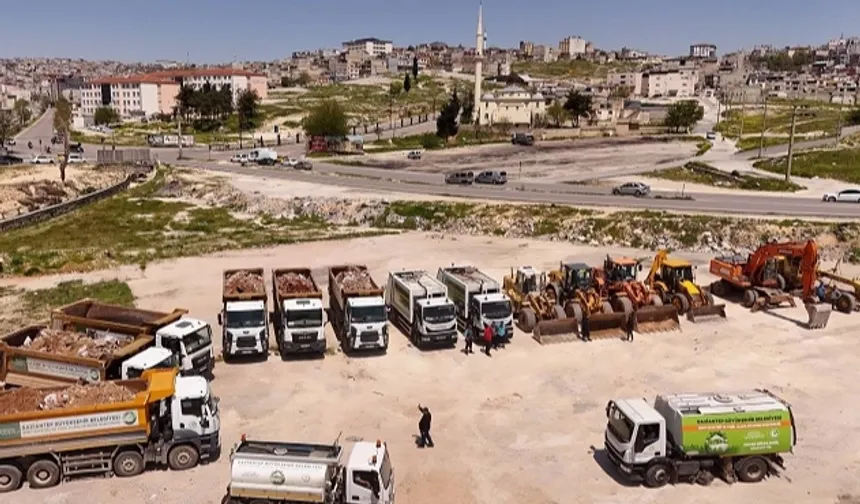 Gaziantep Büyükşehir'den 'yeşil' mesai