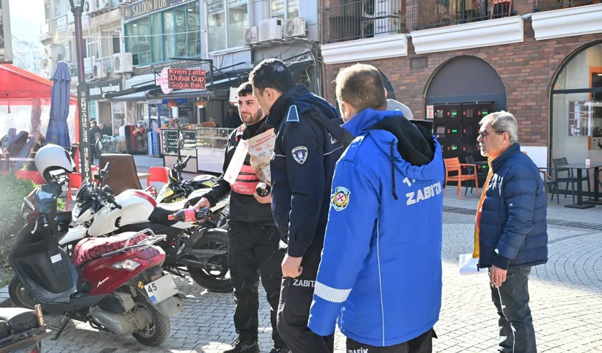 Manisa'da Sevgi Yollarında kameralı denetim