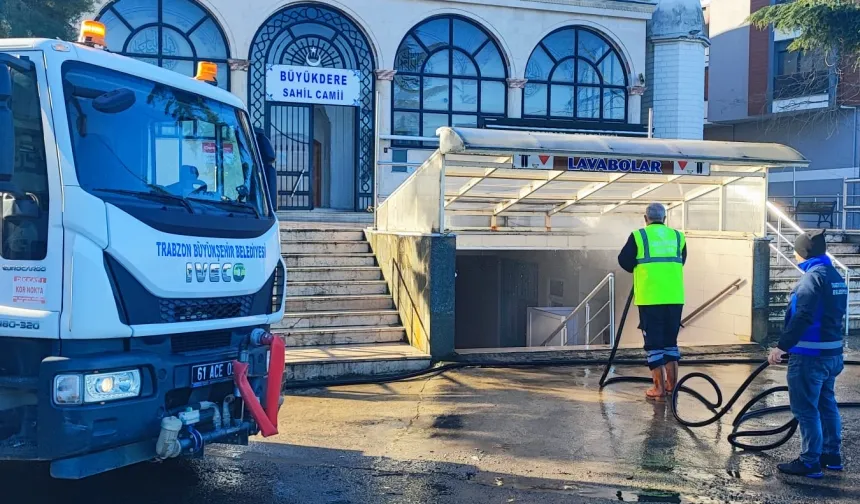 Trabzon'da bayram öncesi temizlik seferberliği