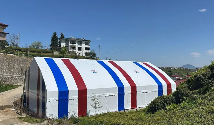 Trabzon'da ilçelere modern spor sahaları