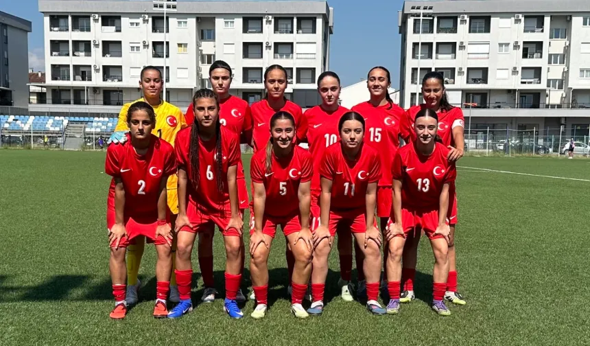 U16 Kız Milli Takımı turnuvaya 1 puanla başladı