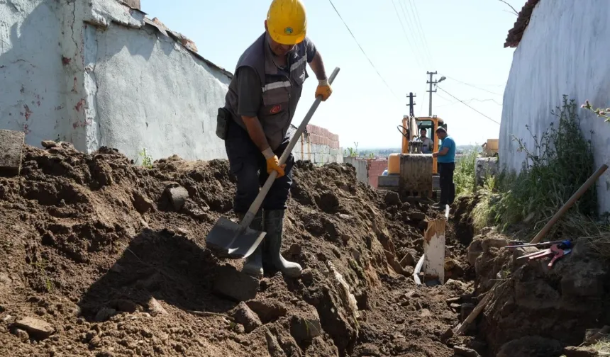 Balıkesir Edremit'te 50 yıllık altyapı yenilendi