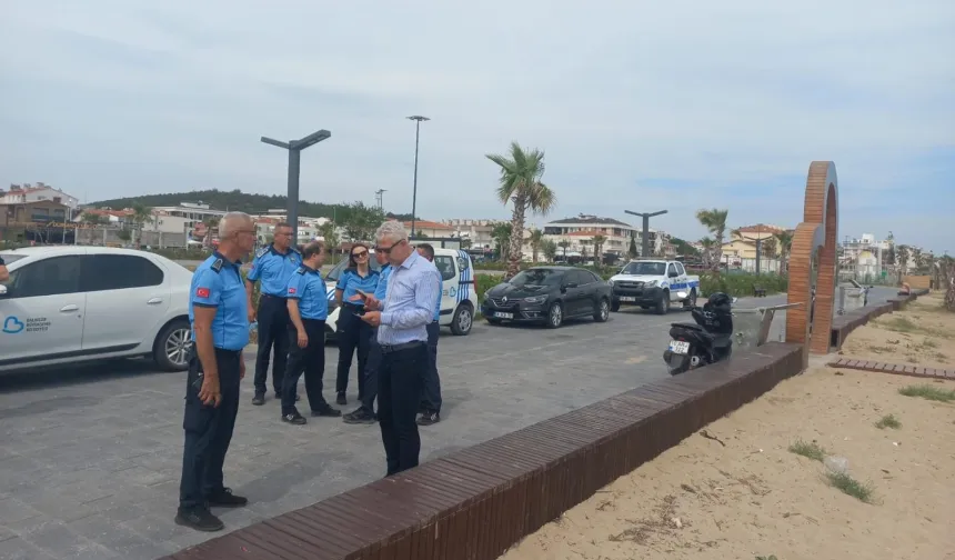 Balıkesir'de Sarımsaklı Plajında sıkı denetim