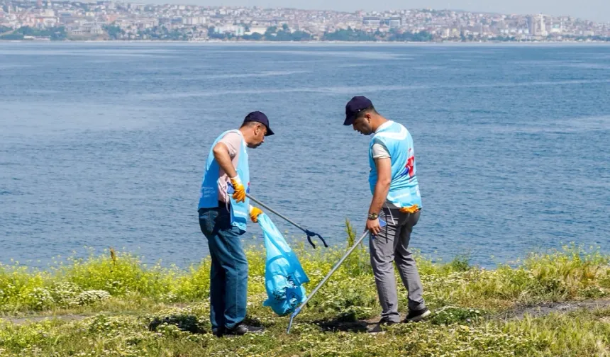 Beylikdüzü'nde özel kıyı temizliği