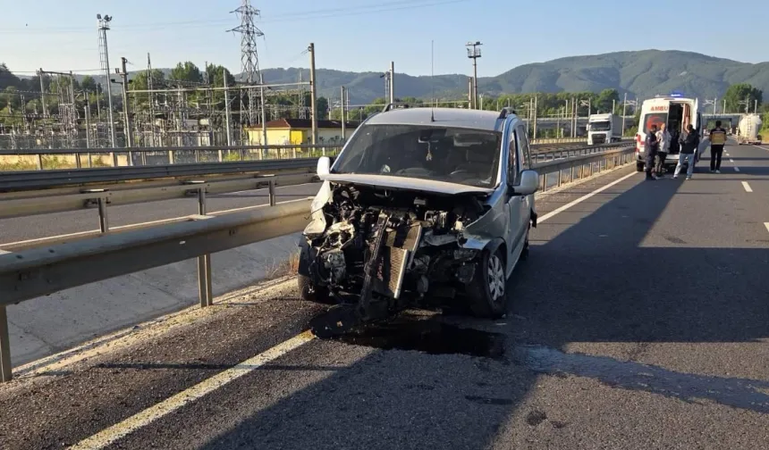 Bilecik Pazaryeri'ndeki trafik kazasında 1 kişi yaralandı