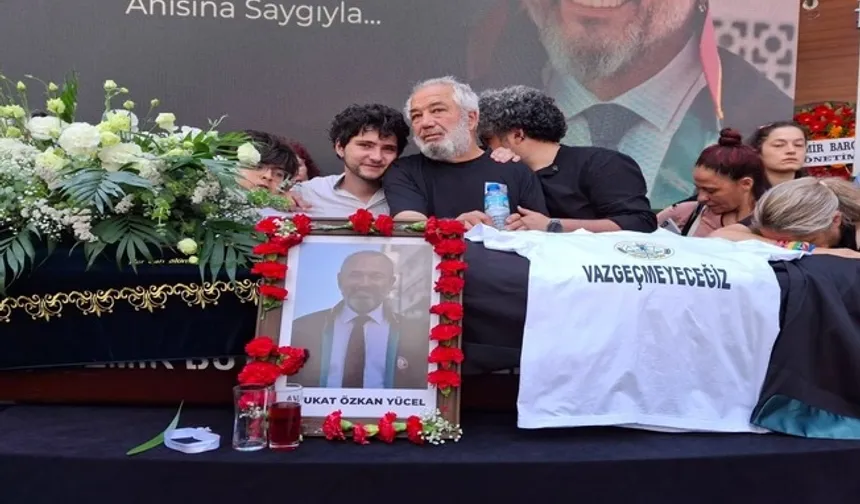 İzmir Barosu eski başkanı Özkan Yücel'e hüzünlü veda