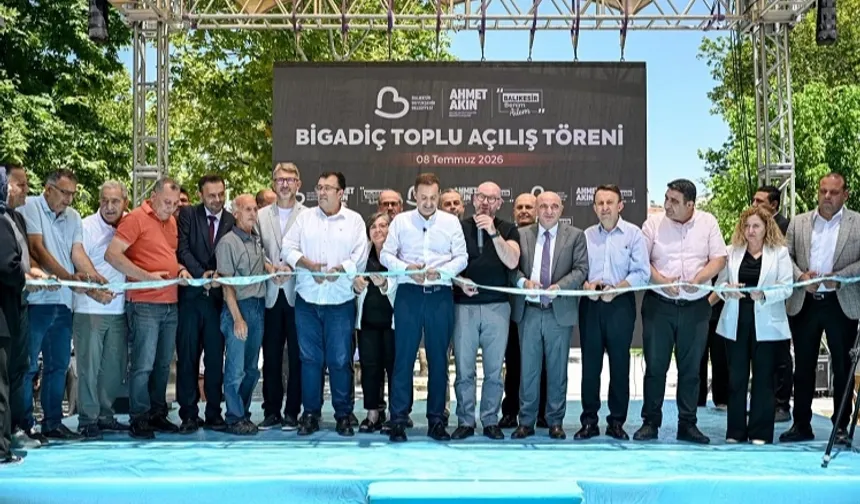 Balıkesir Büyükşehir'den Bigadiç'e çifte hizmet