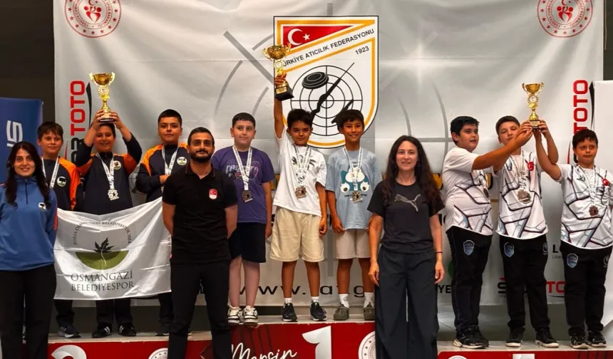 Bursa Osmangazili atıcılar zirveyi zorladı