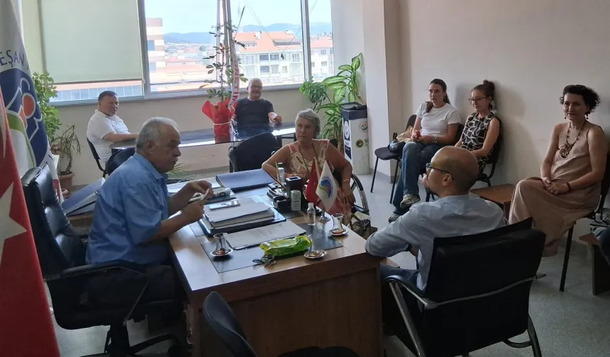 ERÇED yönetiminden Keşan Kent Konseyi'ne ziyaret