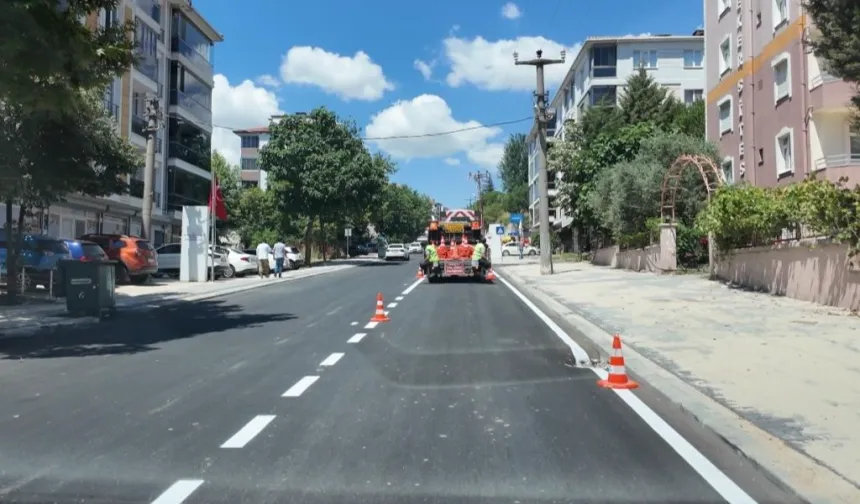 Malkara'da üç cadde yeni yüzüne kavuştu