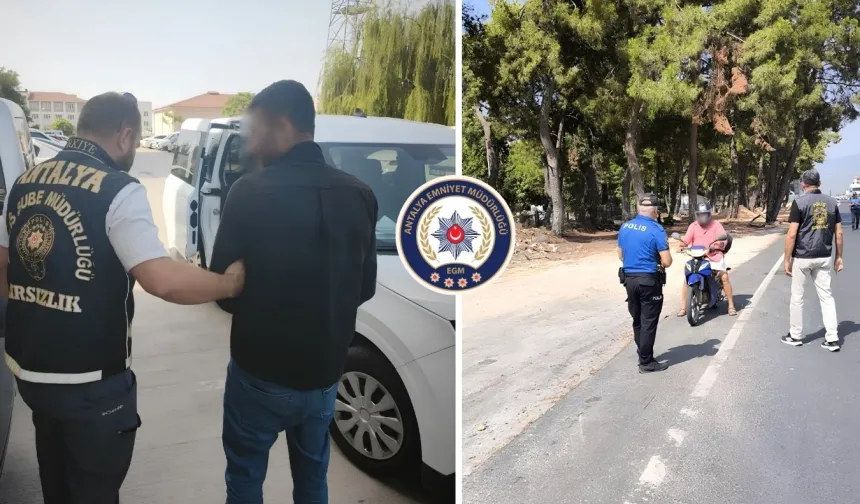 Antalya'da son bir haftada 275 kişi tutuklandı