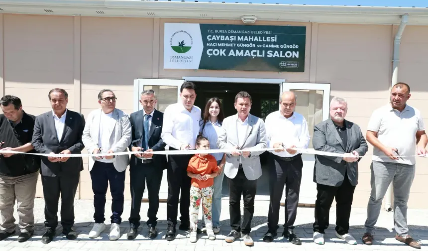 Bursa Osmangazi Belediyesi'nden çok amaçlı salon hizmeti