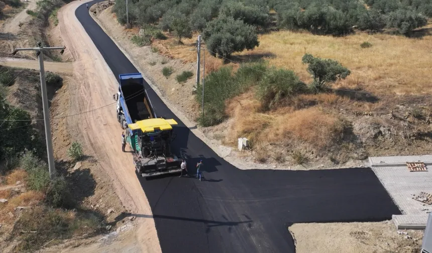 Manisa Turgutlu'nun kırsalında ulaşım konforu artıyor