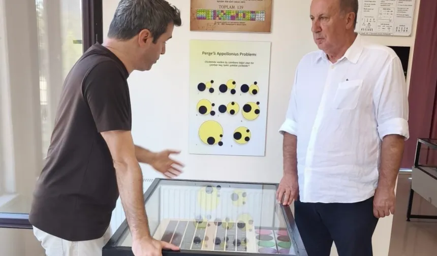 Muharrem İnce'den Bursa'da Matematik Müzesi ziyareti