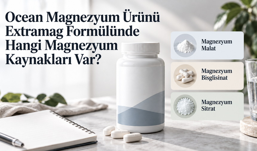 Extramag formülünde hangi magnezyum kaynakları var?