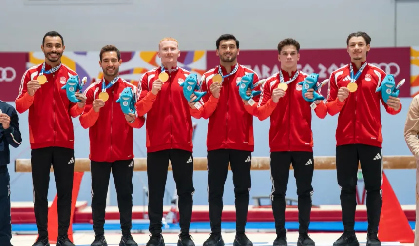 Altın madalyalı sporcudan Başkan Tugay'a ziyaret