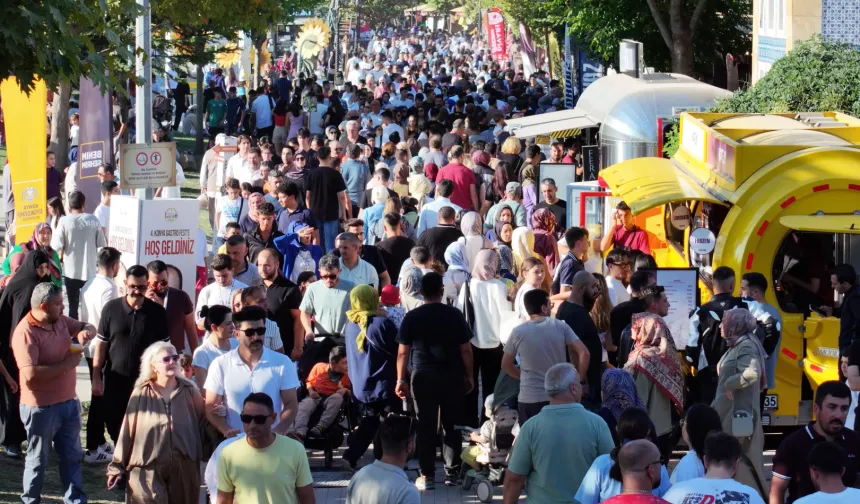 Konya'da 4. GastroFest'e büyük ilgi