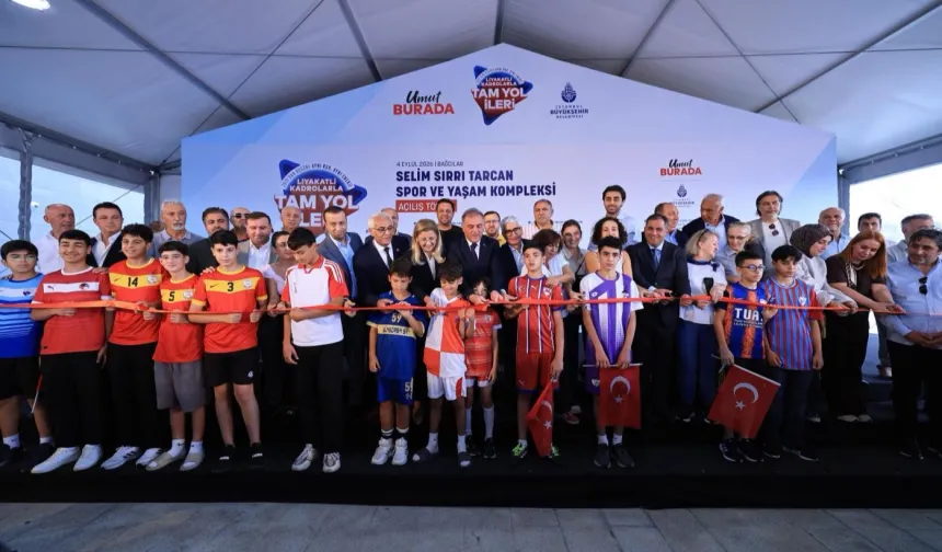 Selim Sırrı Tarcan Spor ve Yaşam Kompleksi açıldı