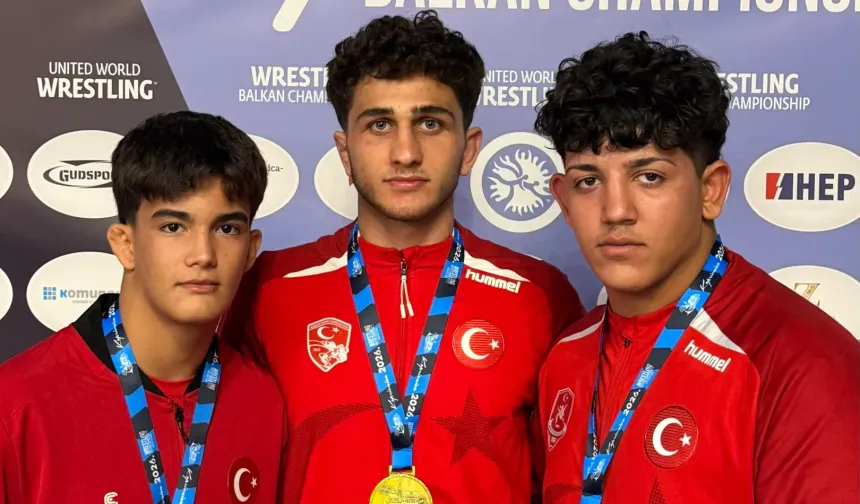 Bursalı güreşçiler Hırvatistan'dan 3 madalyayla döndü