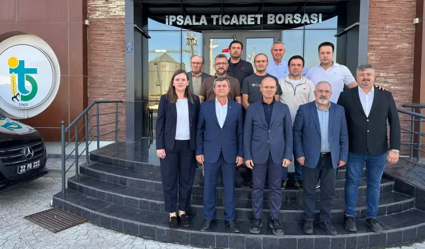 İpsala Ticaret Borsası'nda Necmi Sezer yeniden başkan seçildi