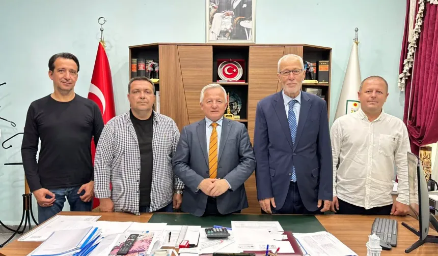 İpsala'da anlamlı buluşma... Batı Trakya'dan İpsala Belediyesi'ne dostluk ziyareti
