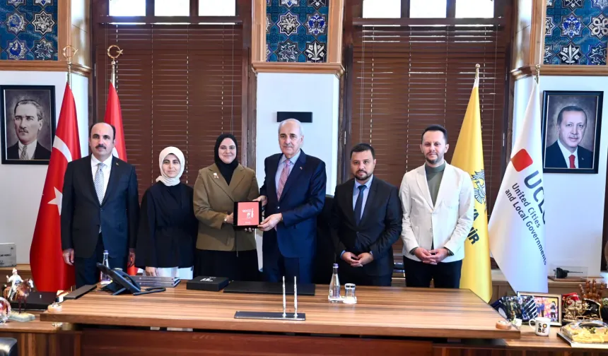 TBMM Numan Kurtulmuş'tan Konya Büyükşehir'e ziyaret