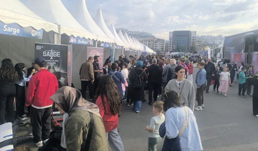 Trabzon BilimFest yüz binleri ağırladı