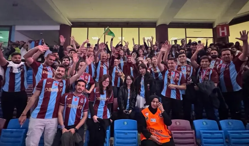 Türk Dünyası gençleri Trabzonspor coşkusuna ortak oldu