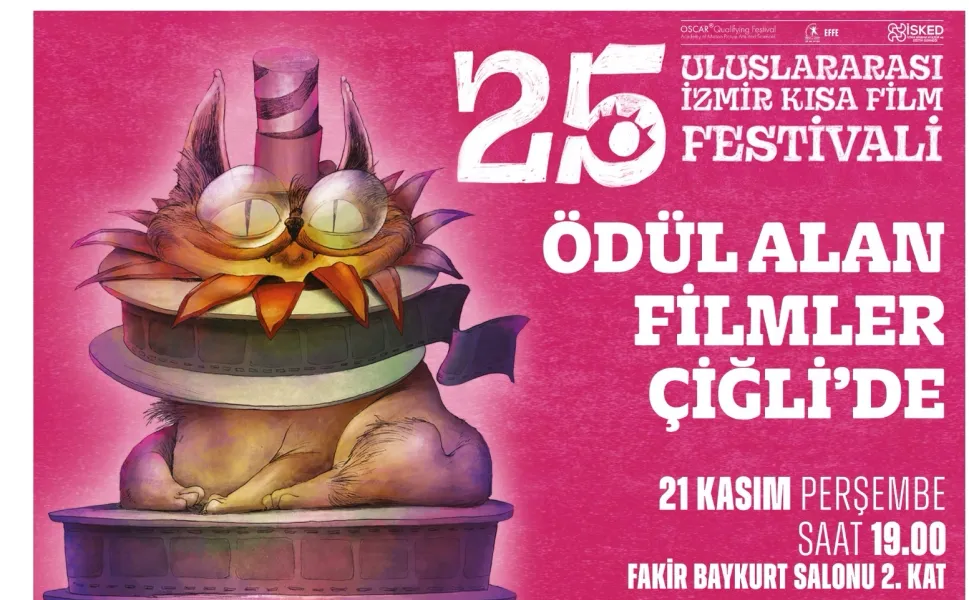 İzmir Çiğli'de ödüllü filmler sinemaseverlerle buluşacak