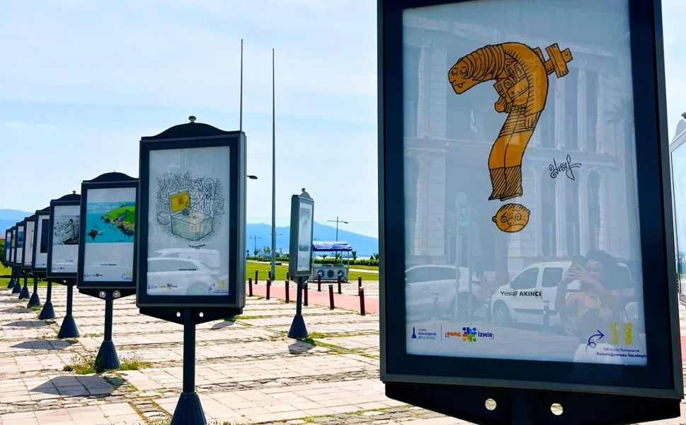 'Gençlik Nerede?' karikatür sergisi İzmir'de açıldı