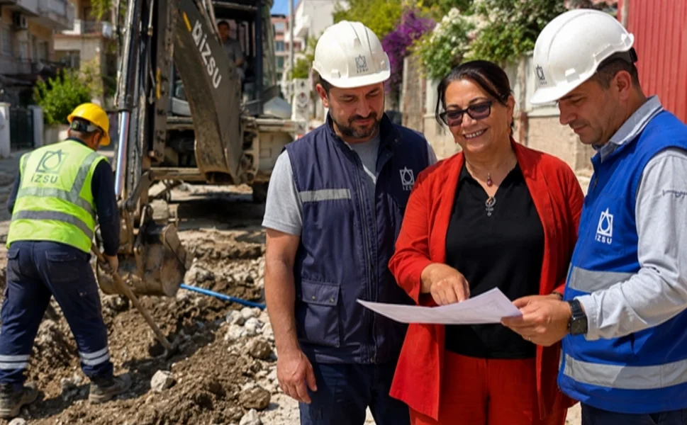 İzmir Devrim'de hizmet durmuyor
