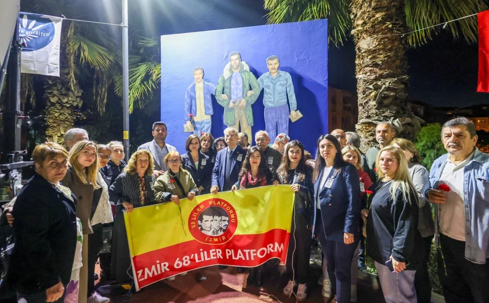 Karabağlar'da 'Üç Fidan'ı' adlarını taşıyan parkta anıldı