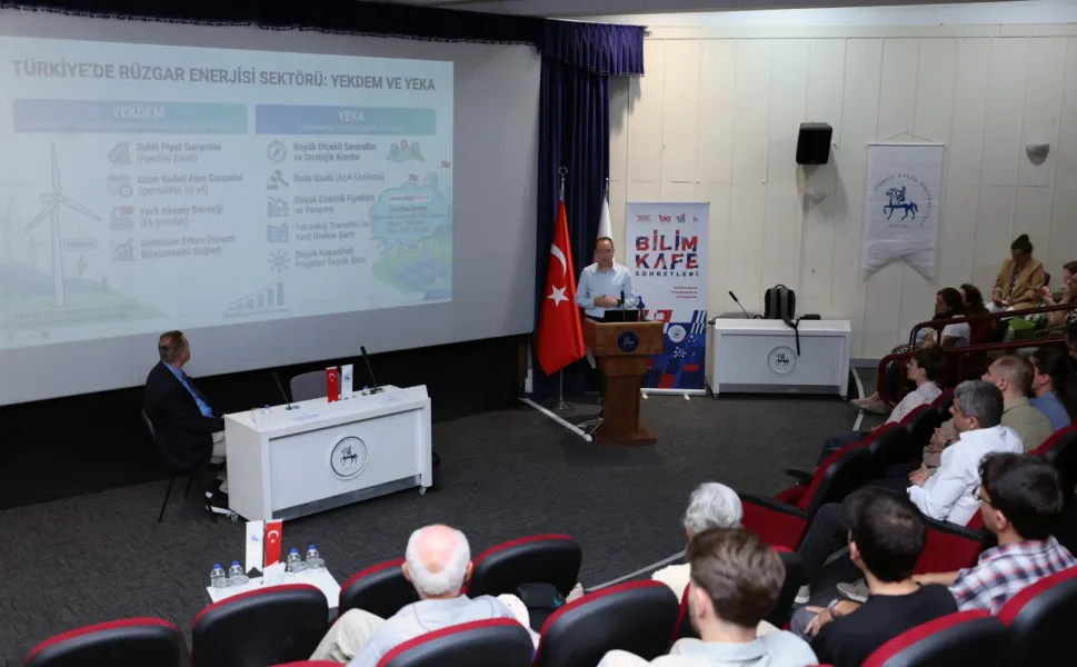 DEÜ'de Bilim Kafe Sohbetlerinde alternatif enerji konuşuldu