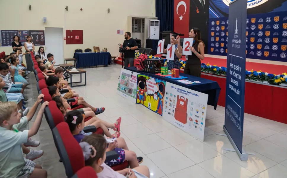 İzmir'de afet bilinci küçük yaşta kazandırılıyor