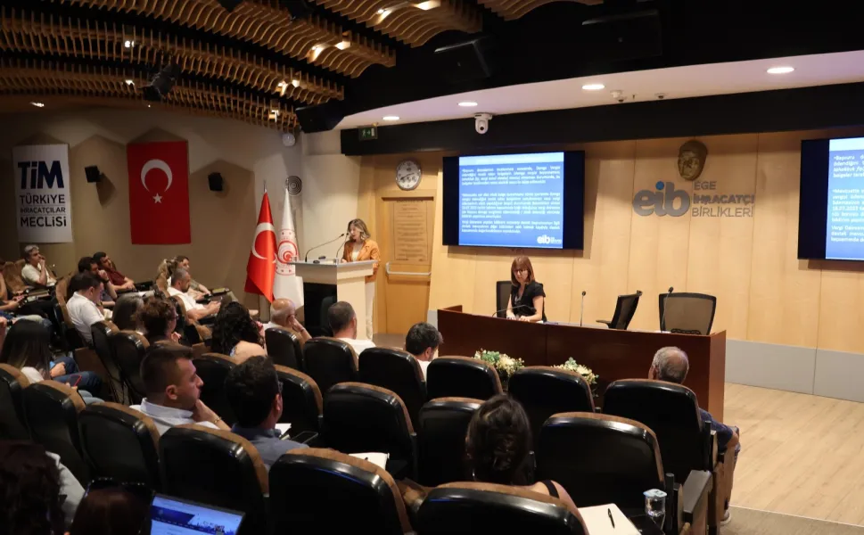 Devlet destekleri Egeli ihracatçılarla paylaşıldı...