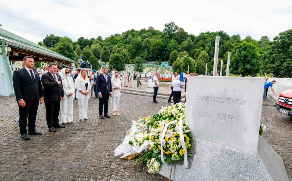 Başkan Tugay Srebrenica Katliamı'nı anma törenlerine katıldı