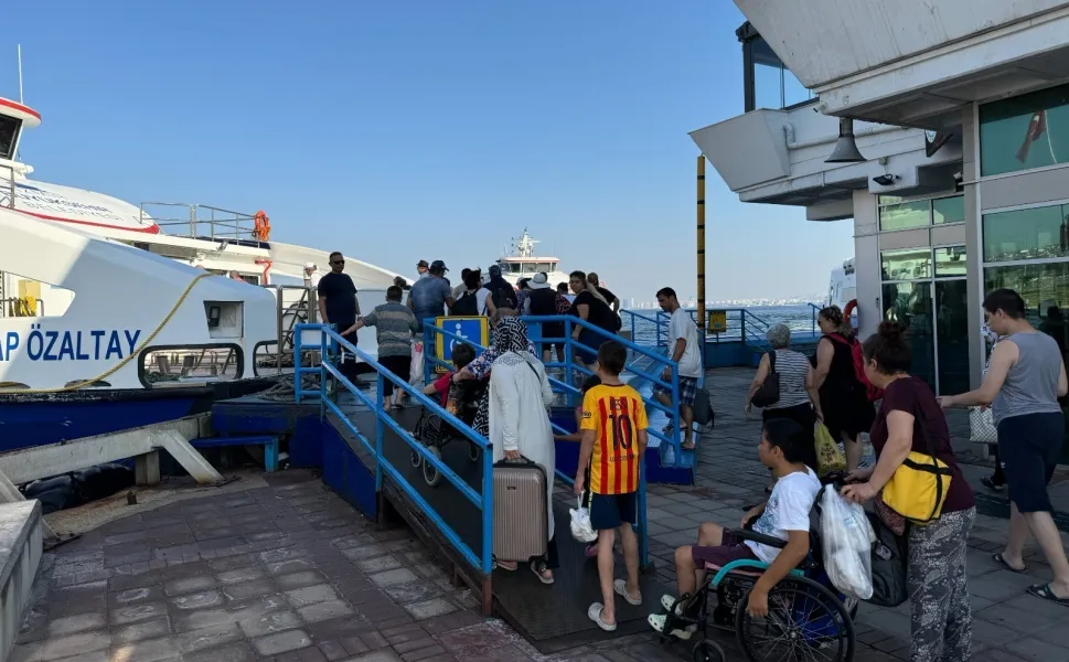 İZDENİZ'in hafta sonu günübirlik seferlerine yoğun ilgi