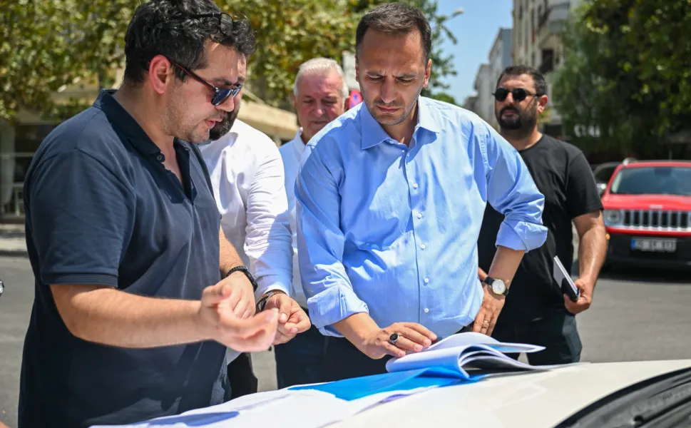 İzmir Bornova'nın merkezinde estetik dönüşüm başladı