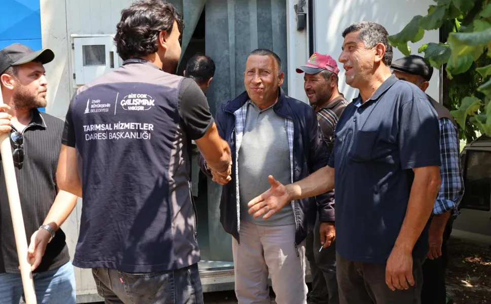 İzmir Büyükşehir tarım üreticisinin imdadına yetişti