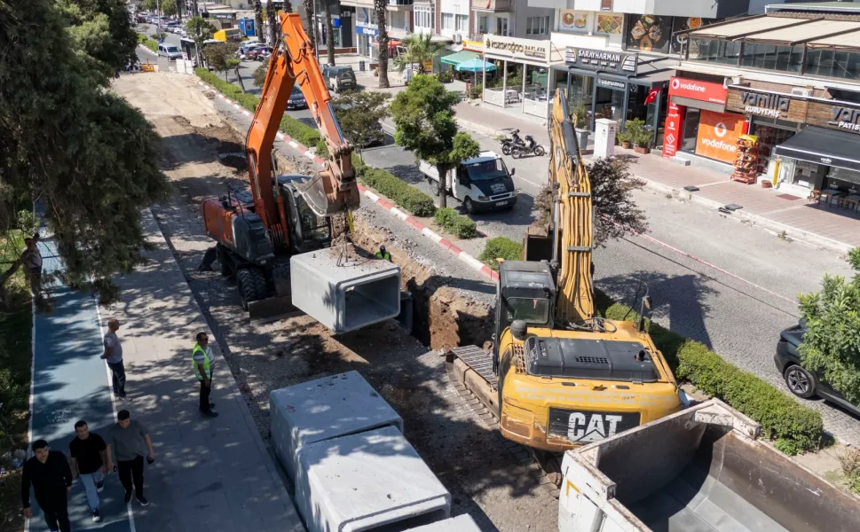 İzmir Bergama'da taşkın riskine karşı yeni hat