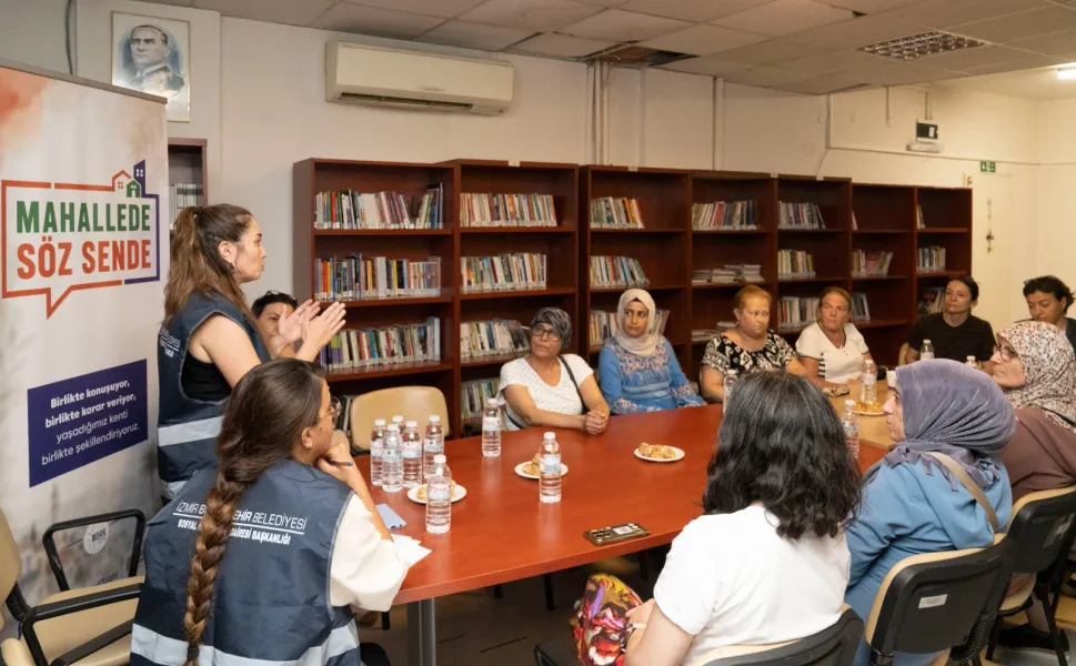İzmir Büyükşehir mahallelinin sesini dinliyor