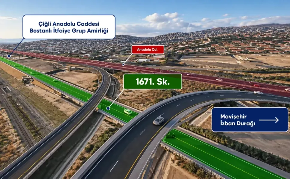 Çiğli ile Karşıyaka arasında yeni bağlantı yolu