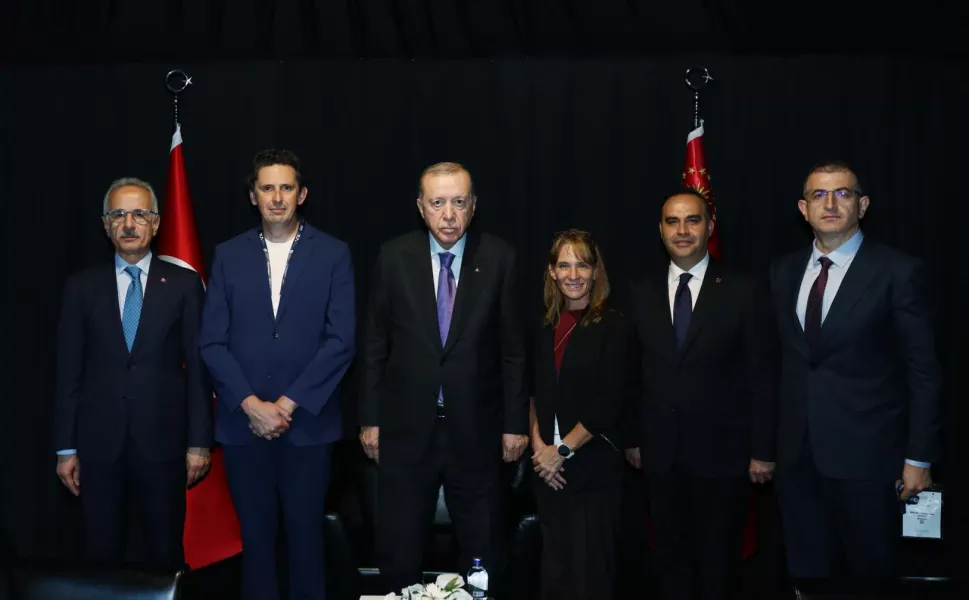 Cumhurbaşkanı Erdoğan, SpaceX yöneticilerini kabul etti